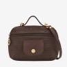 Longchamp - Sac bandoulière effet paille Le Pliage XS Collection